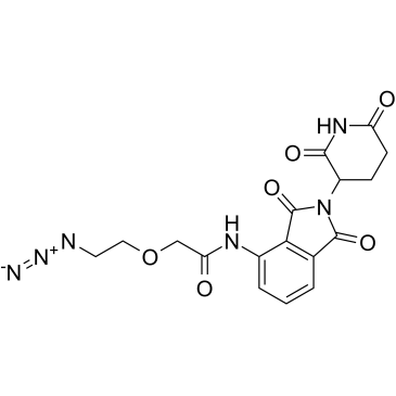 Pomalidomide-PEG1-azide结构式