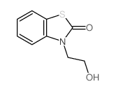 3-(2-hydroxyethyl)benzothiazol-2-one Structure