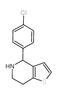 4-(4-氯苯基)-4h,5h,6h,7h-噻吩并[3,2-c]吡啶结构式