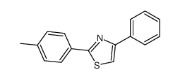 4-phenyl-2-(p-tolyl)thiazole Structure
