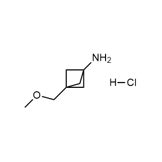 3-(甲氧基甲基)双环[1.1.1]戊-1-胺盐酸盐结构式