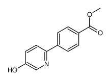 methyl 4-(5-hydroxypyridin-2-yl)benzoate结构式