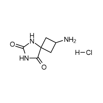 2-氨基-5,7-二氮杂螺[3.4]辛烷-6,8-二酮盐酸盐结构式