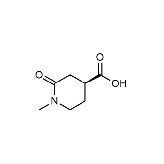 (S)-1-methyl-2-oxopiperidine-4-carboxylic acid Structure