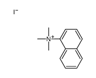 trimethyl(naphthalen-1-yl)azanium,iodide结构式