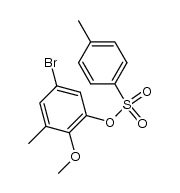 5-bromo-2-methoxy-3-methylphenyl 4-methylbenzenesulfonate Structure