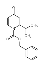 2-异丙基-4-氧代-3,4-二氢吡啶-1(2H)-羧酸苄酯结构式