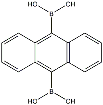 Anthracene-9,10-diboronic acid Structure