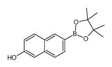 6-Hydroxynaphthalene-2-boronic acid pinacol ester Structure