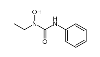 N-ethyl-N-hydroxy-N'-phenyl-urea Structure