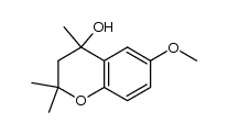 6-methoxy-2,2,4-trimethylchroman-4-ol Structure