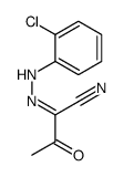 N-(2-chloroanilino)-2-oxopropanimidoyl cyanide Structure