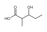 3-hydroxy-2-methylvaleric acid structure