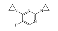 2,4-bis(aziridin-1-yl)-5-fluoropyrimidine Structure