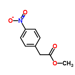 Methyl (4-nitrophenyl)acetate Structure