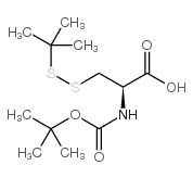 Boc-S-叔丁巯基-L-半胱氨酸结构式