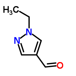 1-Ethyl-1H-pyrazole-4-carbaldehyde structure