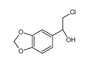 (S)-(+)-2-CHLORO-1-(3,4-METHYLENEDIOXYPHENYL)ETHANOL结构式