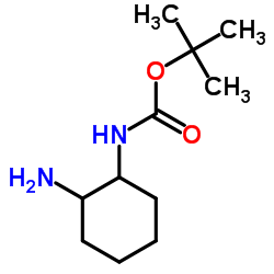 (2-氨基环己基)氨基甲酸叔丁酯结构式