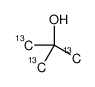 2-methylpropan-2-ol Structure