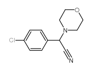 2-(4-chlorophenyl)-2-morpholinoacetonitrile Structure