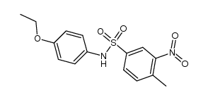 2-nitro-toluene-4-sulfonic acid p-phenetidide Structure