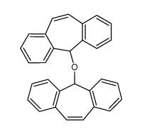 5-[(5H-dibenzo[a,d]cyclohepten-5-yl)oxy]-5H-dibenzo[a,d]cycloheptene结构式