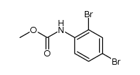 (2,4-dibromo-phenyl)-carbamic acid methyl ester Structure