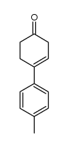 4-(p-methylphenyl)cyclohex-3-en-1-one Structure