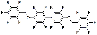2,2',3,3',5,5',6,6'-Octafluoro-4,4'-bis[(pentafluorophenyl)methoxy]-1,1'-biphenyl结构式