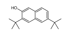 3,6-ditert-butylnaphthalen-2-ol Structure
