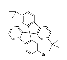 2"-溴-2,7-二叔丁基-9,9"-螺二芴结构式