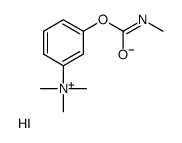 trimethyl-[3-(methylcarbamoyloxy)phenyl]azanium,iodide Structure