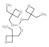 Tris((3-ethyl-3-oxetanyl)methyl) phosphite Structure