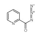 2-Pyridinecarbonylazide Structure