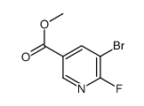 Methyl 5-bromo-6-fluoronicotinate structure