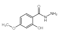 2-羟基-4-甲氧基苯碳酰肼结构式