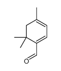 4,6,6-trimethylcyclohexa-1,3-diene-1-carbaldehyde结构式