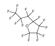 2,2,3,3,4,4,5-Heptafluoro-5-(heptafluoropropyl)tetrahydrofuran Structure