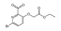 [(6-bromo-2-nitropyridin-3-yl)oxy]acetic acid ethyl ester Structure