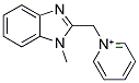 1-[(1-METHYL-1H-BENZIMIDAZOL-2-YL)METHYL]PYRIDINIUM结构式