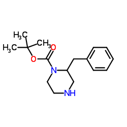 N-1-Boc-2-苄基哌嗪结构式