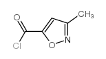3-Methyl-5-isoxazolecarbonyl chloride Structure