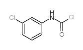 (3-氯苯基)氨基甲酰氯结构式