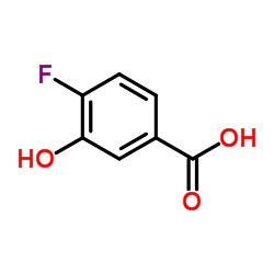 4-氟-3-羟基苯甲酸结构式