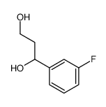 1-(3-fluorophenyl)propane-1,3-diol结构式