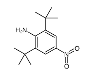 2,6-ditert-butyl-4-nitroaniline结构式