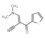3-(二甲基氨基)-2-(2-噻吩甲酰基)丙烯腈结构式