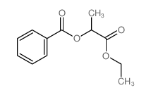1-ethoxycarbonylethyl benzoate结构式