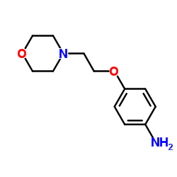 4-(2-吗啉基乙氧基)苯胺结构式